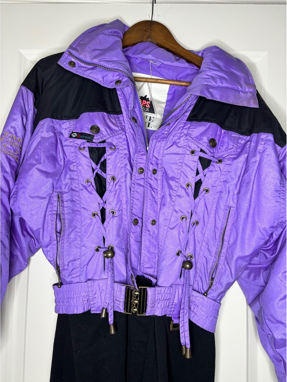 Vintage T.O.P.S. Australia "Climate Control" One-Piece Ski Suit